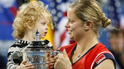 FOTO: Kim Clijsters, a treia mamica din istorie ce castiga un turneu de Grand Slam!_1
