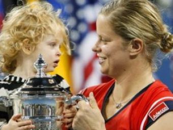 FOTO: Kim Clijsters, a treia mamica din istorie ce castiga un turneu de Grand Slam!
