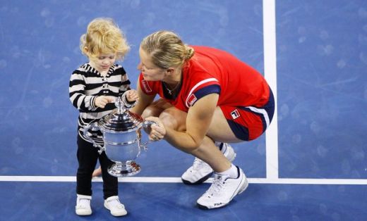 FOTO: Kim Clijsters, a treia mamica din istorie ce castiga un turneu de Grand Slam!_13