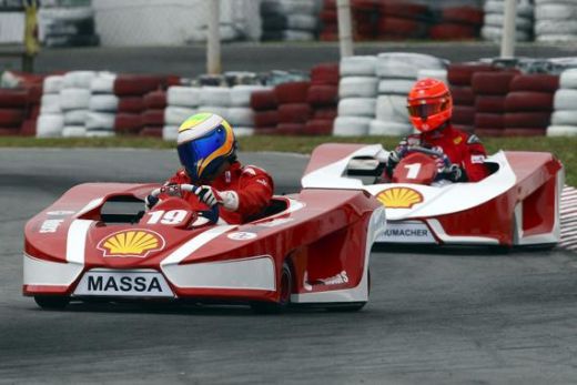 Campionii nu mor niciodata: Schumacher castiga si la kart!_4