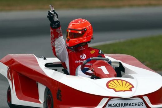 Campionii nu mor niciodata: Schumacher castiga si la kart!_7