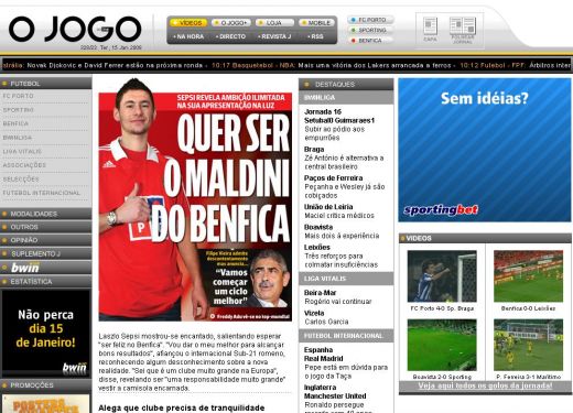 Toata Portugalia e cu ochii pe Sepsi: E pe prima pagina a ziarelor de sport_1