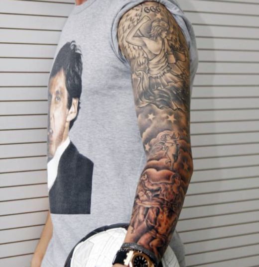 FOTO / Guti si-a aratat noul SUPER tatuaj, inspirat din picturile Capelei Sixtine!_3