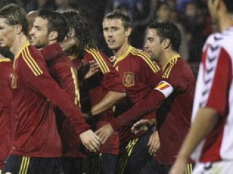 Fratii Karamyan au vazut minunea Spania pe viu! Vezi SUPER golul lui Fabregas: