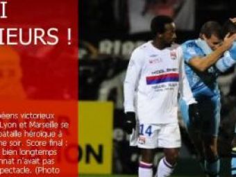 VIDEO&nbsp;Un&nbsp;meci cum Franta nu a vazut de 52 de ani! Vezi nebunia de la &nbsp;Lyon 5-5 Marseille!
