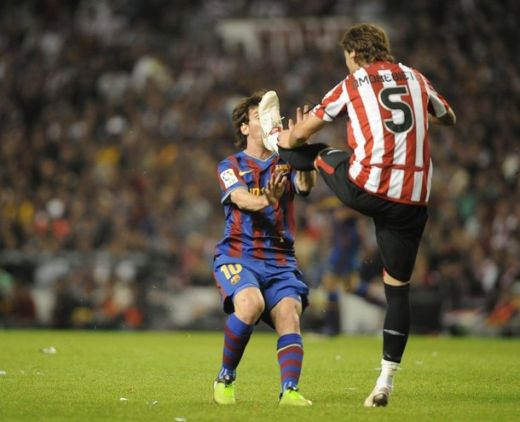 SOCANT! Messi, la un pas sa fie MUTILAT de crampoane! Cum si-a batut joc de Bilbao!_4