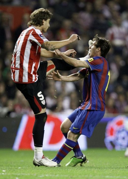 SOCANT! Messi, la un pas sa fie MUTILAT de crampoane! Cum si-a batut joc de Bilbao!_5