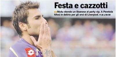 Adrian Mutu bataie Fiorentina florenta