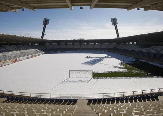 Bologna - Atalanta amanat! FOTO: Cum arata stadioanele din cauza ninsorii: "E un frig polar"_2