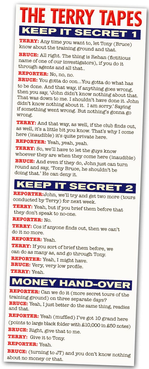 VIDEO! Terry ia bani negri ca sa aranjeze turul clubului: "Sa ramana secret intre noi" Va fi dat afara?_2