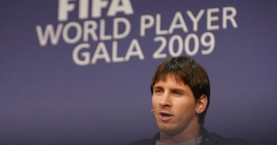 Barcelona FIFA World Player Lionel Messi