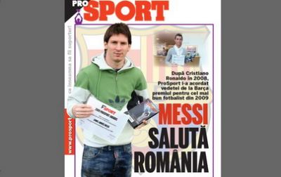 Miercuri in ProSport: Lionel Messi a primit Trofeul ProSport!_1