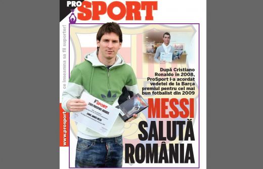 Miercuri in ProSport: Lionel Messi a primit Trofeul ProSport!_2
