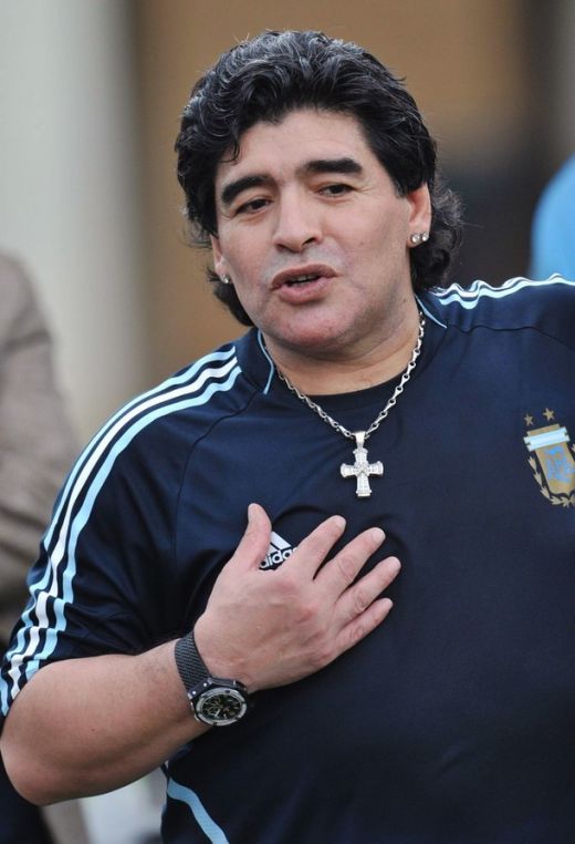 FOTO! Isterie totala in Africa de Sud! Ce show au facut Maradona si Mamaliciki Stoicikov_40