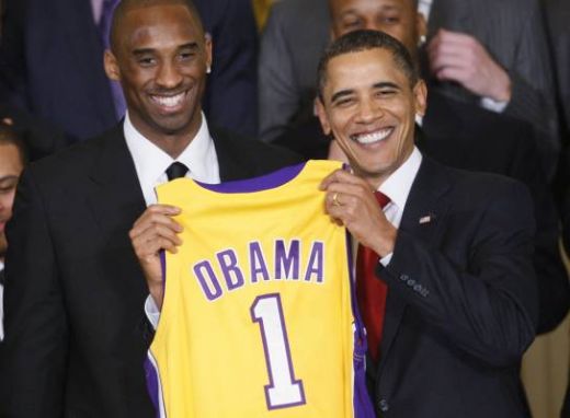 Campioana NBA, Los Angeles Lakers, a fost primita la Casa Alba de Barack Obama!_4