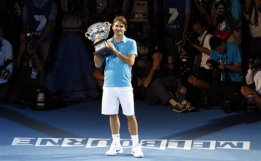 EXTRATERESTRUL Federer nu are rival in tenis! Federer este campion la Australian Open! VIDEO:_44
