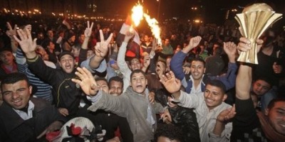 FOTO si VIDEO: Nebunie pe strazile din Cairo: Egipt este campioana Africii a treia oara consecutiv!_1