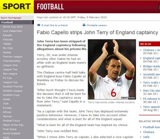 Capello l-a lasat pe Terry fara banderola! Ferdinand, temporar capitanul Angliei!_4