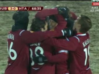 Dubla Bukharov, super gol Semak: Rubin Kazan 3-0 Hapoel Tel Aviv! VIDEO rezumat: