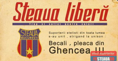Gigi Becali Marius Lacatus Steaua suporteri