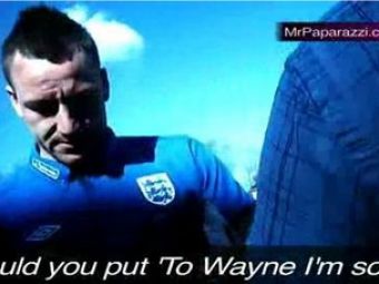 VIDEO / CATERNICA: fanii l-au pus pe Terry sa scrie pe un autograf: &quot;Pentru Wayne, imi pare rau!&quot;