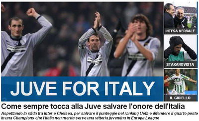 "Ca intotdeauna lui Juventus ii revine sarcina de a salva onoarea Italiei!"_1