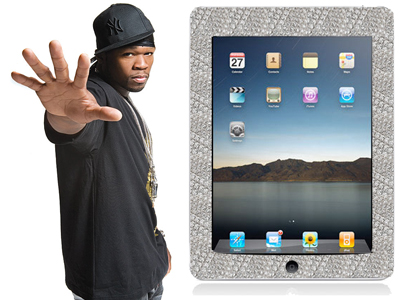 FOTO! Primul iPad BLING cu rama din diamante! Il ia 50 cent?_1