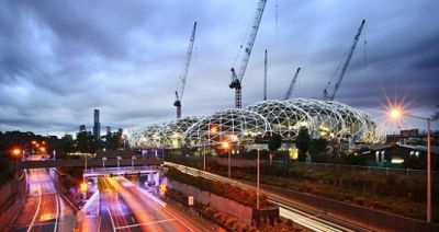 SUPER FOTO! Stadionul "balon" din Melbourne: recicleaza apa si foloseste energie solara! 
 _1