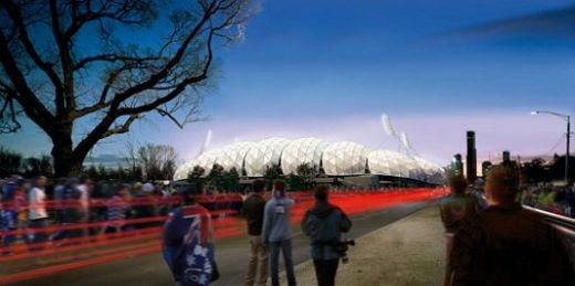 SUPER FOTO! Stadionul "balon" din Melbourne: recicleaza apa si foloseste energie solara! 
 _4
