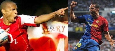 Henry, in lotul Barcelonei pentru meciul cu Arsenal! Vezi super goluri cu Henry in tricoul celor 2 echipe!_1