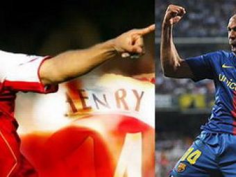 Henry, in&nbsp;lotul Barcelonei pentru meciul cu Arsenal!&nbsp;Vezi super goluri cu Henry in tricoul celor 2 echipe!