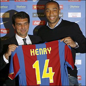 Henry, in lotul Barcelonei pentru meciul cu Arsenal! Vezi super goluri cu Henry in tricoul celor 2 echipe!_17