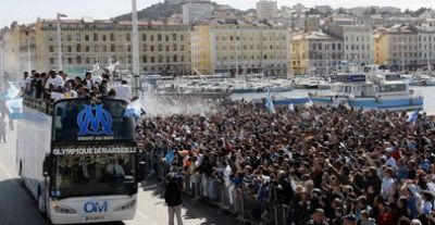 FOTO FABULOS! Marsilia in sarbatoare! Cum a sarbatorit OM castigarea Cupei Ligii!_1