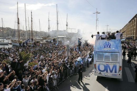 FOTO FABULOS! Marsilia in sarbatoare! Cum a sarbatorit OM castigarea Cupei Ligii!_6
