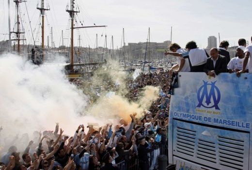 FOTO FABULOS! Marsilia in sarbatoare! Cum a sarbatorit OM castigarea Cupei Ligii!_14