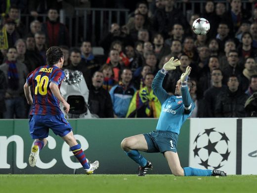 Grandios! Messi inscrie de PATRU ori: Barca 4-1 Arsenal! Vezi golurile 3D_13