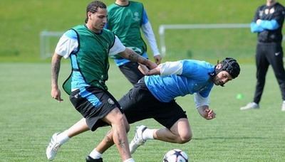 Mourinho: "E timpul ca Inter sa castige Liga Campionilor!" Vezi poze cu Chivu de la antrenament! FOTO_1