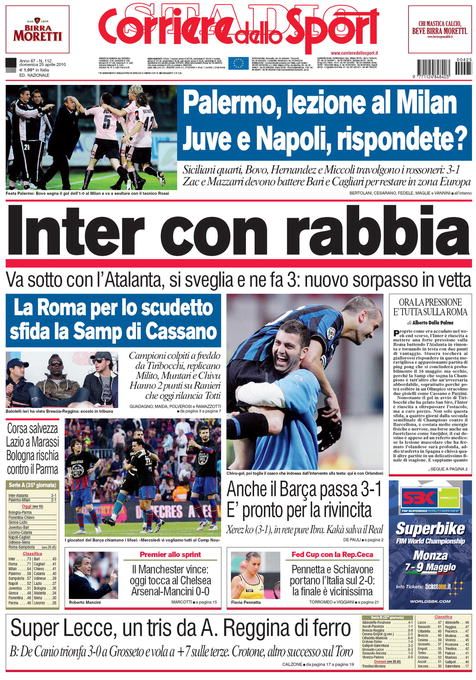 FOTO! Chivu, pe prima pagina a ziarelor din Italia, dupa golul FABULOS cu Atalanta!_2