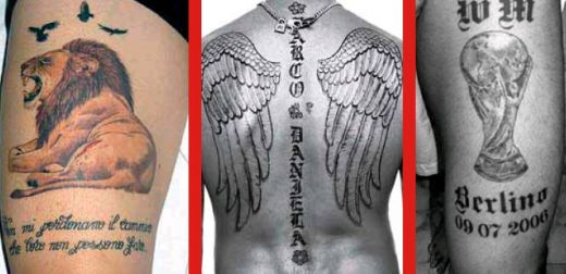 SUPER FOTO: Matrix Materazzi nu stie cate tatuaje are: vrea un loc pentru trofeul Champions League!_2