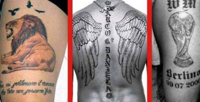 SUPER FOTO: Matrix Materazzi nu stie cate tatuaje are: vrea un loc pentru trofeul Champions League!_1