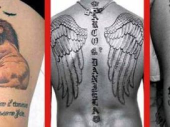 SUPER FOTO: Matrix Materazzi nu stie cate tatuaje are: vrea un loc pentru trofeul Champions League!