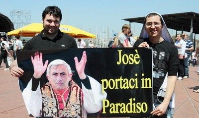 VIDEO / Papa Mourinho ne va duce in Paradis