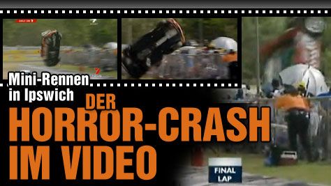 VIDEO! Accident HORROR la curse! O masina s-a facut PRAF peste spectatori!_3
