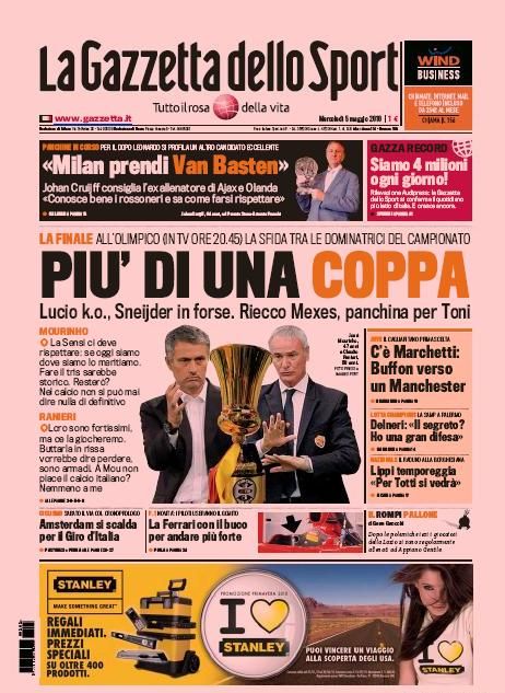 Chivu a castigat Cupa Italiei!! AS Roma 0-1 Inter, in finala!_4