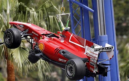FOTO: Alonso, ce accident la Monte Carlo! Pleaca ultimul la MP de la Monaco!_3