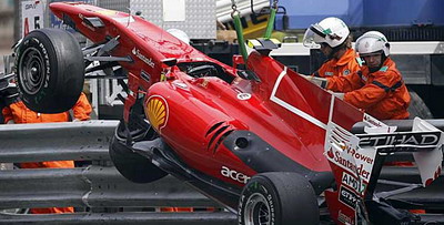 FOTO: Alonso, ce accident la Monte Carlo! Pleaca ultimul la MP de la Monaco!_1