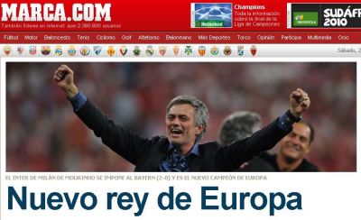"Mourinho e regele Europei"! E al 3-lea antrenor din istorie care ia Liga cu 2 echipe diferite  _1