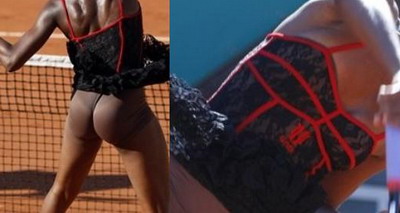 Scandalul Venus fara chiloti revine: a purtat la Roland Garros o rochie prin care i se vedeau SANII!