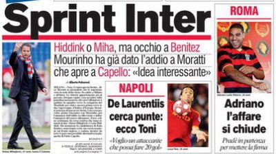 Moratti: "Am incheiat relatia cu Mourinho!" Hiddink, asteptat la Inter!_1