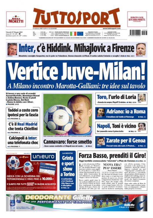 Moratti: "Am incheiat relatia cu Mourinho!" Hiddink, asteptat la Inter!_2